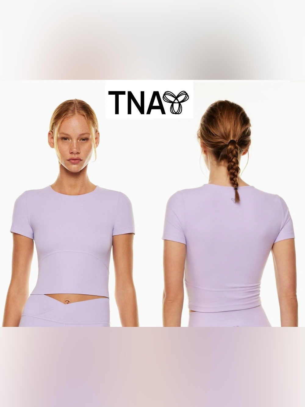 TNA Tnaction BUTTER™ Bound T-Shirt - lavender purple - size XS